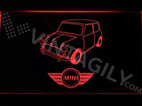 FREE Mini Cooper Classic LED Sign - Red - TheLedHeroes