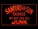 Sanford and Son Salvage Buy Sell Junk LED Sign - Orange - TheLedHeroes