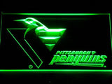 Pittsburgh Penguins (2) LED Neon Sign Electrical - Green - TheLedHeroes
