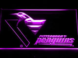 Pittsburgh Penguins (2) LED Neon Sign Electrical - Purple - TheLedHeroes