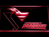 Pittsburgh Penguins (2) LED Neon Sign Electrical - Red - TheLedHeroes
