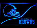 Cleveland Browns Backers Worldwide LED Neon Sign Electrical - Blue - TheLedHeroes