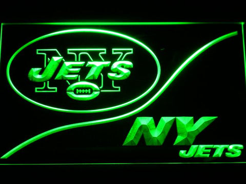 New York Jets (3) LED Neon Sign Electrical - Green - TheLedHeroes