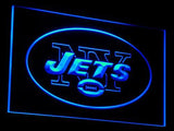 New York Jets LED Neon Sign USB - Blue - TheLedHeroes