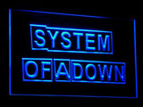 FREE System Of A Down LED Sign - Blue - TheLedHeroes