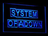 System Of A Down LED Neon Sign Electrical - Blue - TheLedHeroes