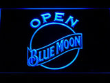 Blue Moon Open LED Neon Sign USB - Blue - TheLedHeroes