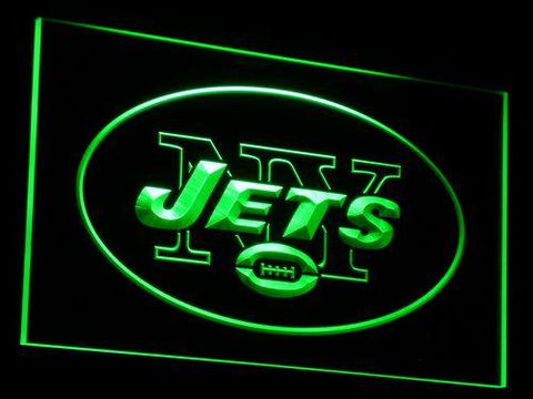 New York Jets LED Neon Sign USB - Green - TheLedHeroes