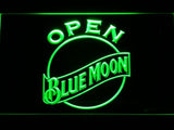 Blue Moon Open LED Neon Sign USB - Green - TheLedHeroes