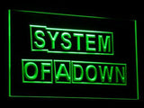 System Of A Down LED Neon Sign Electrical - Green - TheLedHeroes