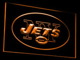 New York Jets LED Neon Sign USB - Orange - TheLedHeroes