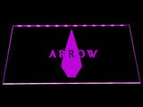 Arrow LED Neon Sign USB - Purple - TheLedHeroes