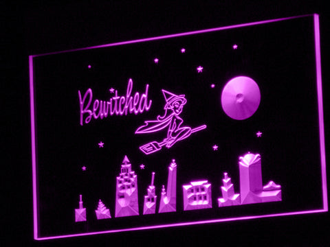 FREE Bewitched LED Sign - Purple - TheLedHeroes