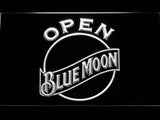 FREE Blue Moon Open LED Sign - White - TheLedHeroes