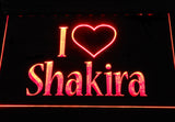 FREE Shakira (2) LED Sign - Red - TheLedHeroes