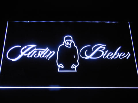 FREE Justin Bieber LED Sign - White - TheLedHeroes