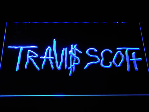 Travis Scott LED Neon Sign USB - Blue - TheLedHeroes