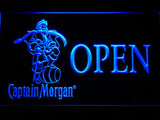 Captain Morgan Open LED Neon Sign Electrical - Blue - TheLedHeroes