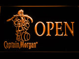Captain Morgan Open LED Neon Sign Electrical - Orange - TheLedHeroes