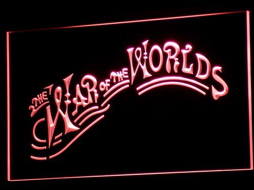 The War of the Worlds LED Neon Sign Electrical - Red - TheLedHeroes