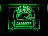 FREE San Diego Chargers (5) LED Sign - Green - TheLedHeroes