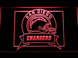 San Diego Chargers (5) LED Neon Sign Electrical - Red - TheLedHeroes