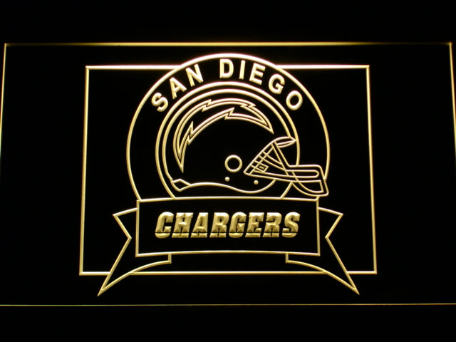 FREE San Diego Chargers (5) LED Sign - Yellow - TheLedHeroes