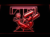 Toronto Blue Jays (11) LED Neon Sign Electrical - Red - TheLedHeroes