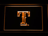 Texas Rangers (3) LED Neon Sign USB - Orange - TheLedHeroes