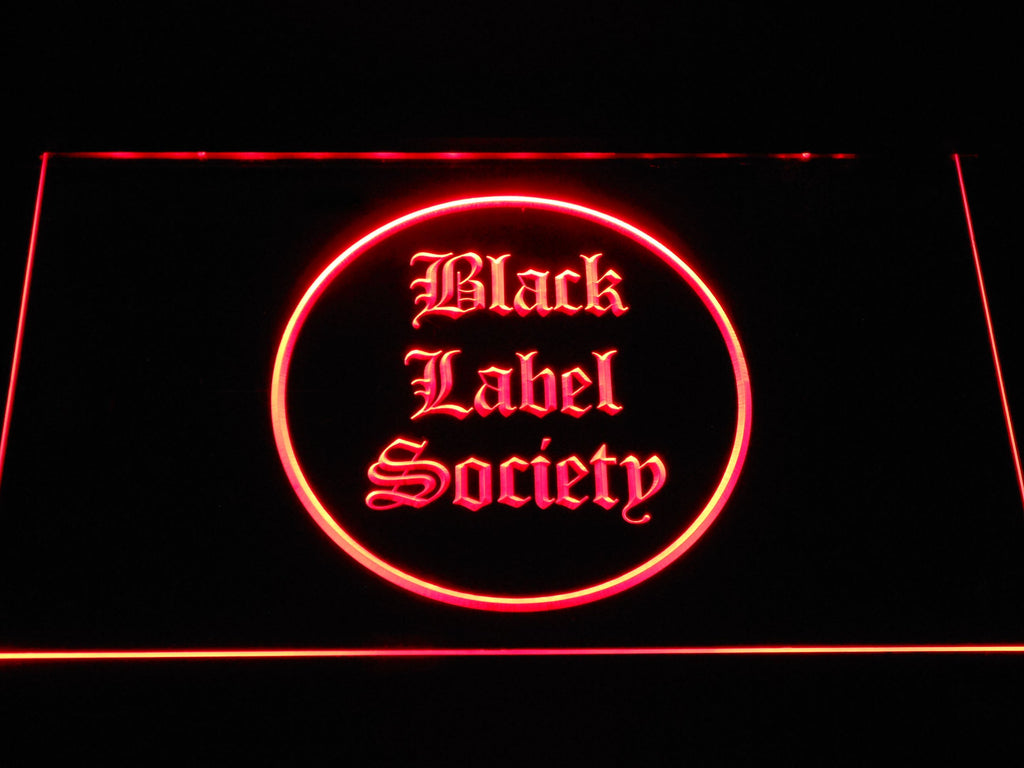 Black Label Society LED Neon Sign Electrical - Red - TheLedHeroes