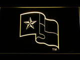 Texas Rangers (5) LED Neon Sign USB - Yellow - TheLedHeroes