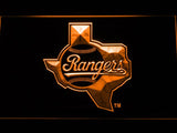 Texas Rangers (6) LED Neon Sign Electrical - Orange - TheLedHeroes