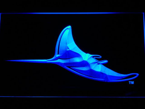 Tampa Bay Rays (4) LED Neon Sign USB - Blue - TheLedHeroes