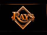 Tampa Bay Rays LED Neon Sign USB - Orange - TheLedHeroes