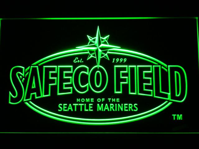 Seattle Mariners Safeco Field LED Neon Sign USB - Green - TheLedHeroes