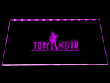Toby Keith LED Neon Sign Electrical - Purple - TheLedHeroes