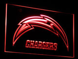 San Diego Chargers LED Neon Sign USB - Red - TheLedHeroes