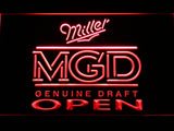 FREE Miller MGD Open LED Sign - Red - TheLedHeroes