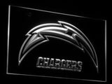 San Diego Chargers LED Neon Sign USB - White - TheLedHeroes