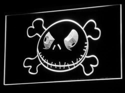 The Nightmare Before Christmas (2) LED Neon Sign USB - White - TheLedHeroes