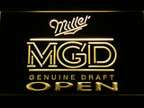 FREE Miller MGD Open LED Sign - Yellow - TheLedHeroes