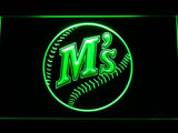Seattle Mariners (10) LED Neon Sign Electrical - Green - TheLedHeroes