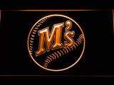 Seattle Mariners (10) LED Neon Sign Electrical - Orange - TheLedHeroes