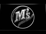 Seattle Mariners (10) LED Neon Sign Electrical - White - TheLedHeroes
