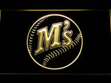 Seattle Mariners (10) LED Neon Sign Electrical - Yellow - TheLedHeroes