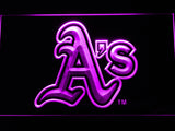 FREE Oakland Athletics (2) LED Sign - Purple - TheLedHeroes
