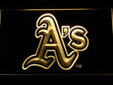 FREE Oakland Athletics (2) LED Sign - Yellow - TheLedHeroes