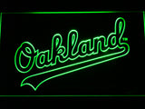 FREE Oakland Athletics (4) LED Sign - Green - TheLedHeroes