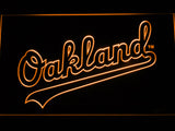 FREE Oakland Athletics (4) LED Sign - Orange - TheLedHeroes