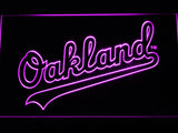 FREE Oakland Athletics (4) LED Sign - Purple - TheLedHeroes